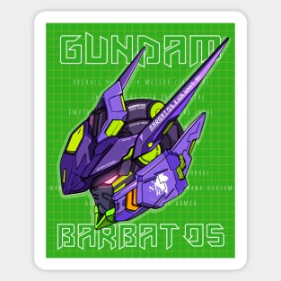Gundam Barbatos EVA 01 Blueprint Sticker